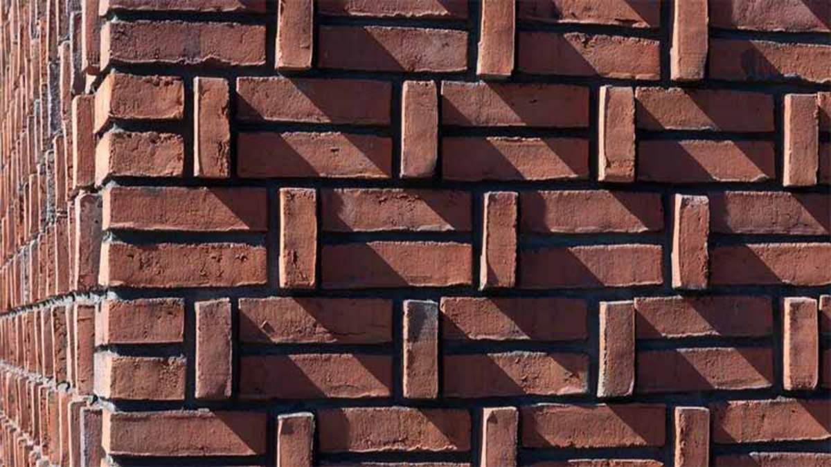 دیوار چینی با آجر لفتون