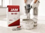 آمادهسازی چسب پودری کاشی جم M-60