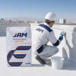 عایق‌کاری جان‌پناه پشت‌بام با محصول جم