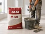 اختلاط چسب پودری کاشی و سرامیک جم M-50